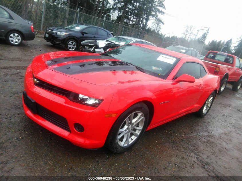 2015 CHEVROLET CAMARO LS - 2G1FB1E34F9142985