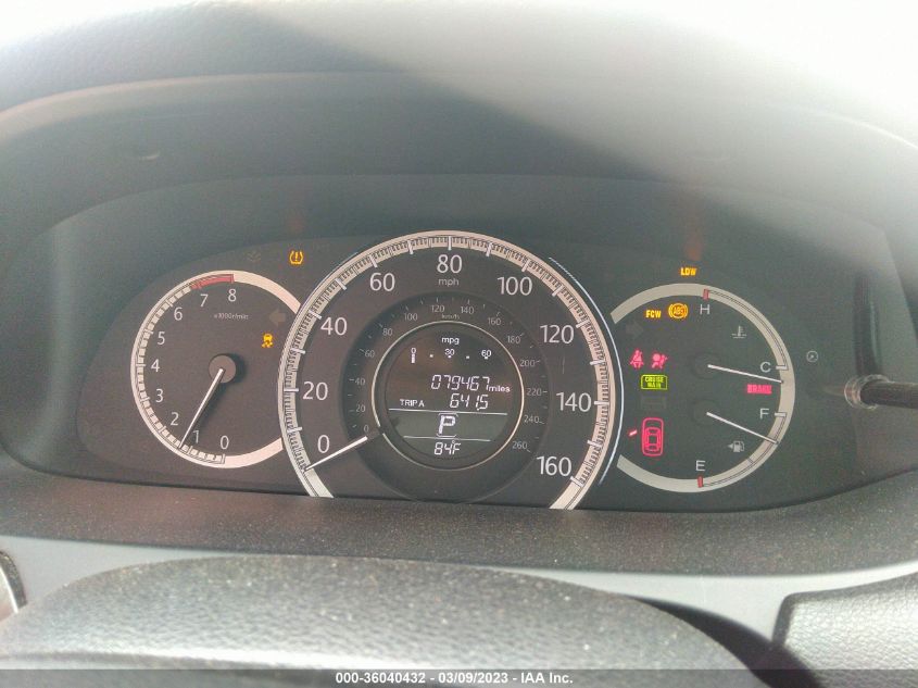 2014 HONDA ACCORD SEDAN EX-L - 1HGCR3F89EA009378