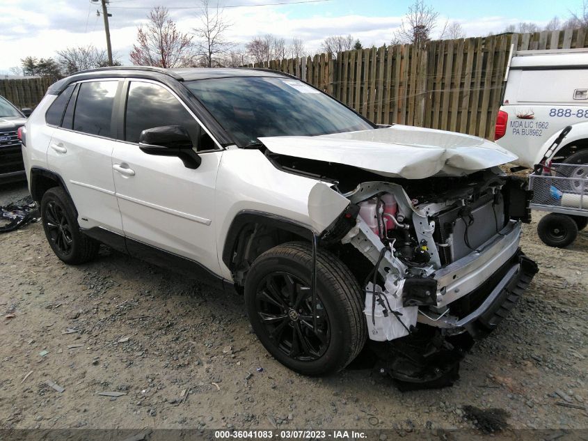 2022 TOYOTA RAV4 HYBRID XSE - 4T3E6RFV8NU100278