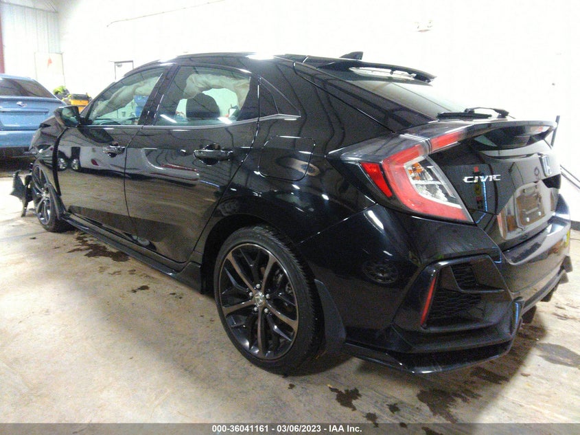 VIN SHHFK7H49MU210932 2021 HONDA CIVIC HATCHBACK SPORT