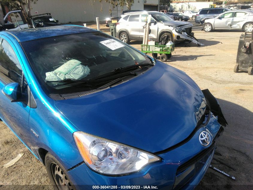 2014 TOYOTA PRIUS C ONE/THREE/TWO/FOUR - JTDKDTB35E1560491