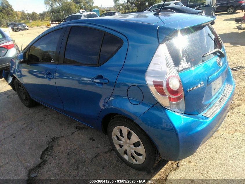 2014 TOYOTA PRIUS C ONE/THREE/TWO/FOUR - JTDKDTB35E1560491