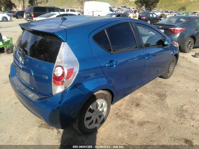 2014 TOYOTA PRIUS C ONE/THREE/TWO/FOUR - JTDKDTB35E1560491