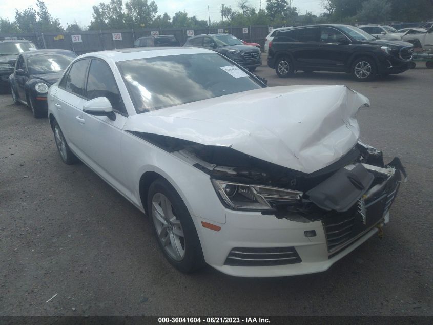 2017 AUDI A4 PREMIUM - WAUANAF40HN05070