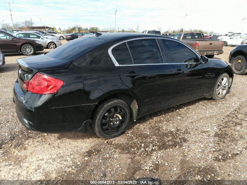 2013 INFINITI G37 SEDAN X - JN1CV6AR8DM764548