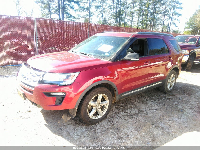 VIN 1FM5K7D86KGA88762 2019 FORD EXPLORER XLT
