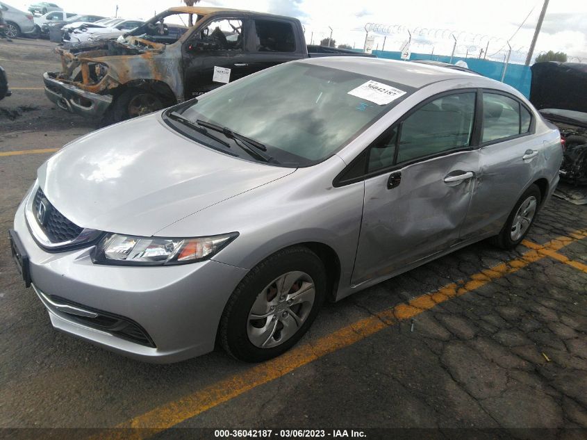 2015 HONDA CIVIC SEDAN LX - 19XFB2F58FE217623