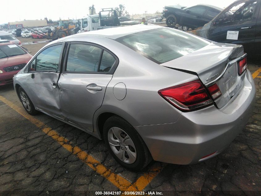 2015 HONDA CIVIC SEDAN LX - 19XFB2F58FE217623