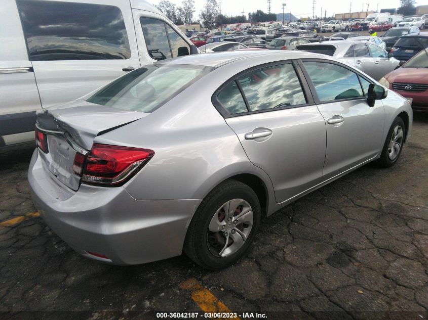 2015 HONDA CIVIC SEDAN LX - 19XFB2F58FE217623