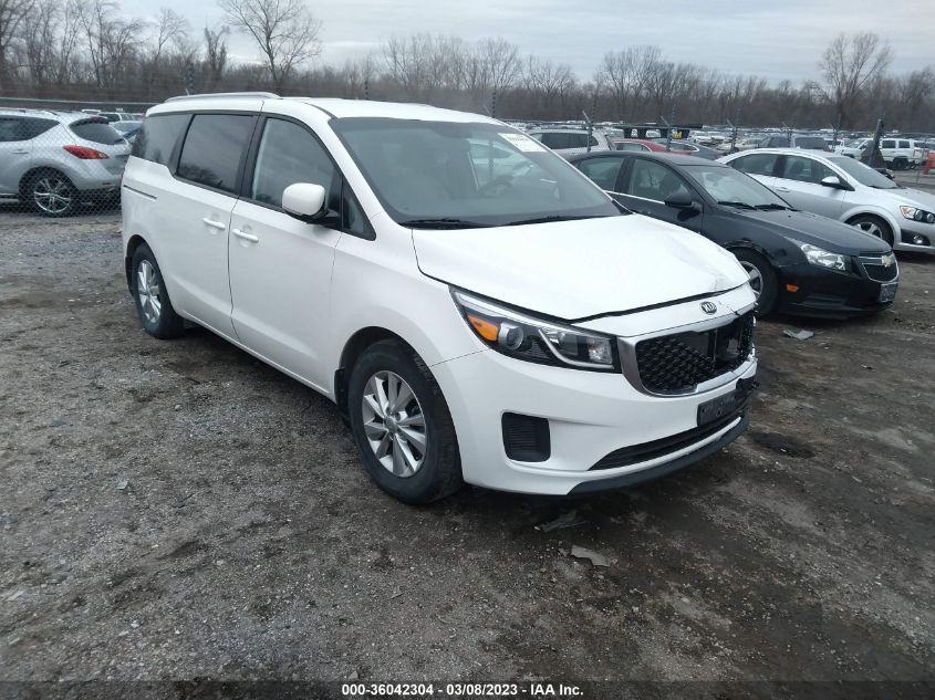 2016 KIA SEDONA LX - KNDMB5C10G6195523