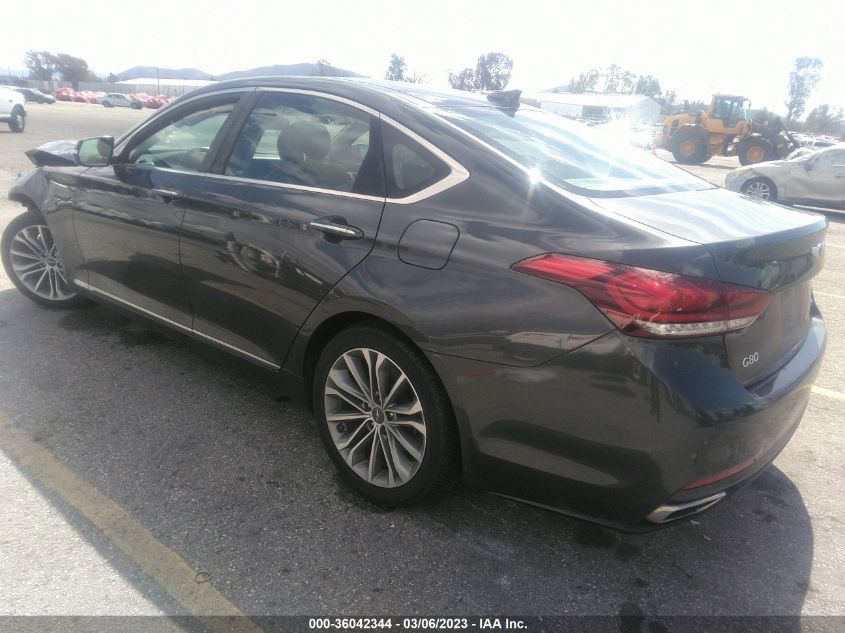 2017 GENESIS G80 3.8L KMHGN4JE8HU205048