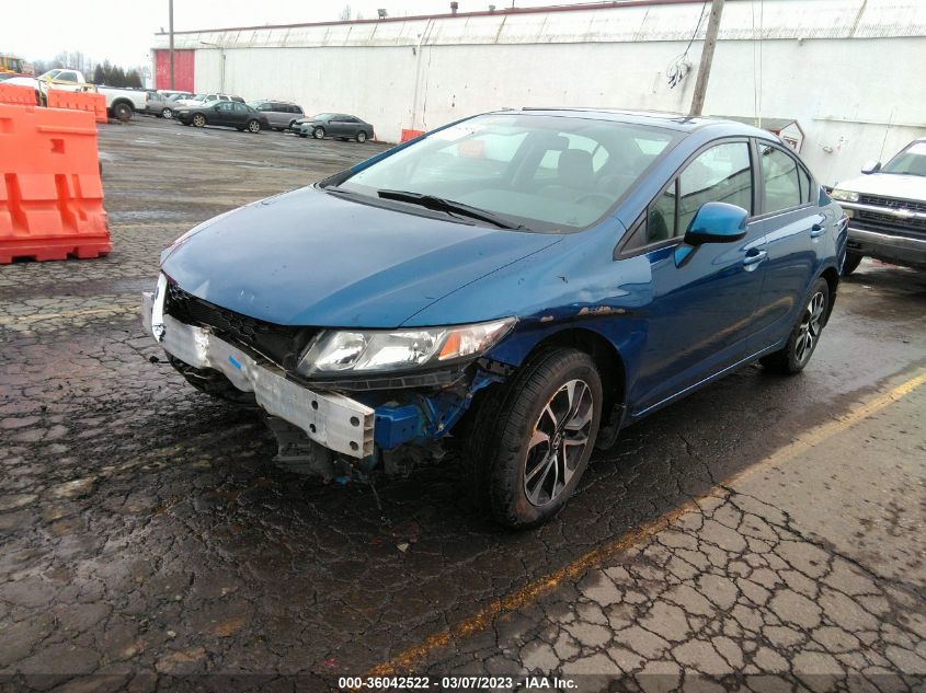 2013 HONDA CIVIC SDN EX-L - 2HGFB2F94DH502096
