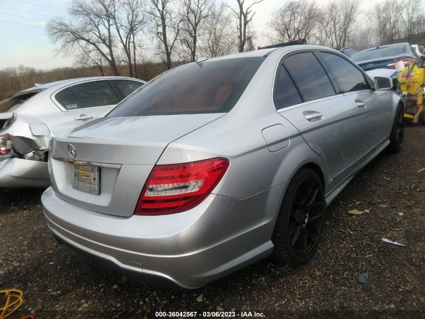 2013 MERCEDES-BENZ C-CLASS C 250 - WDDGF4HB4DR282581