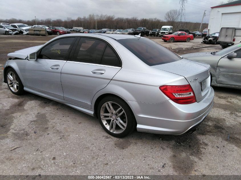 2013 MERCEDES-BENZ C-CLASS C 250 - WDDGF4HB4DR282581