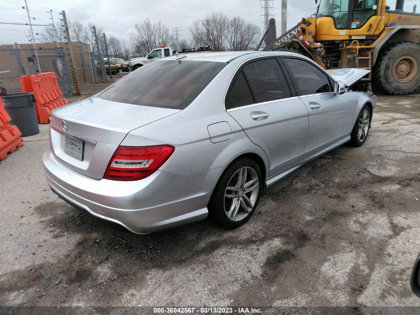 2013 MERCEDES-BENZ C-CLASS C 250 - WDDGF4HB4DR282581