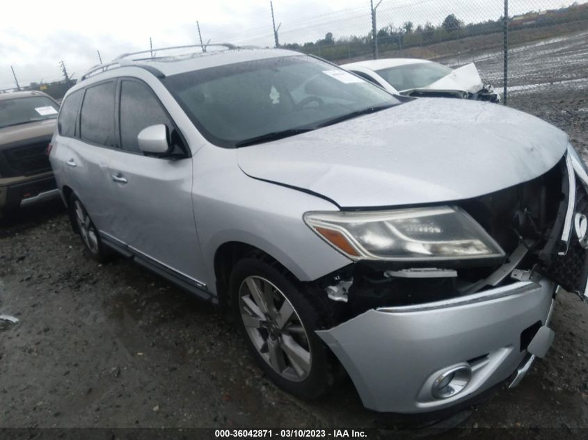 2015 NISSAN PATHFINDER PLATINUM - 5N1AR2MN2FC604776