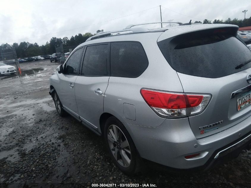 2015 NISSAN PATHFINDER PLATINUM - 5N1AR2MN2FC604776