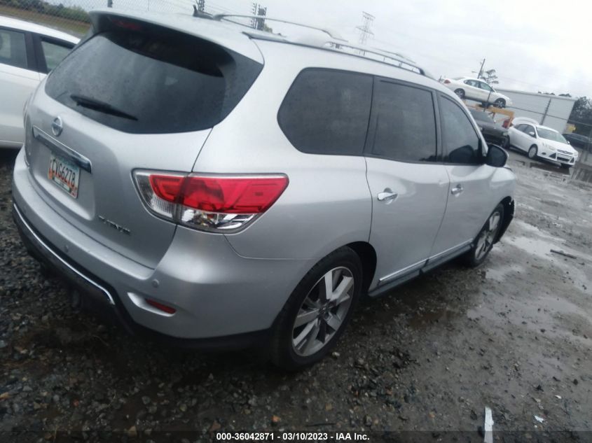 2015 NISSAN PATHFINDER PLATINUM - 5N1AR2MN2FC604776
