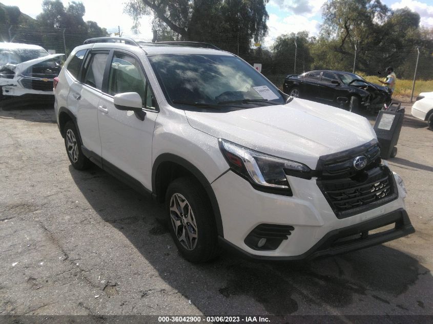 2022 SUBARU FORESTER PREMIUM - JF2SKAECXNH446968