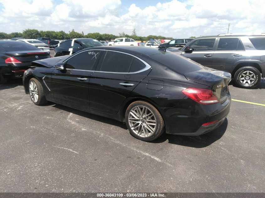 2020 GENESIS G70 2.0T KMTG34LA9LU063601