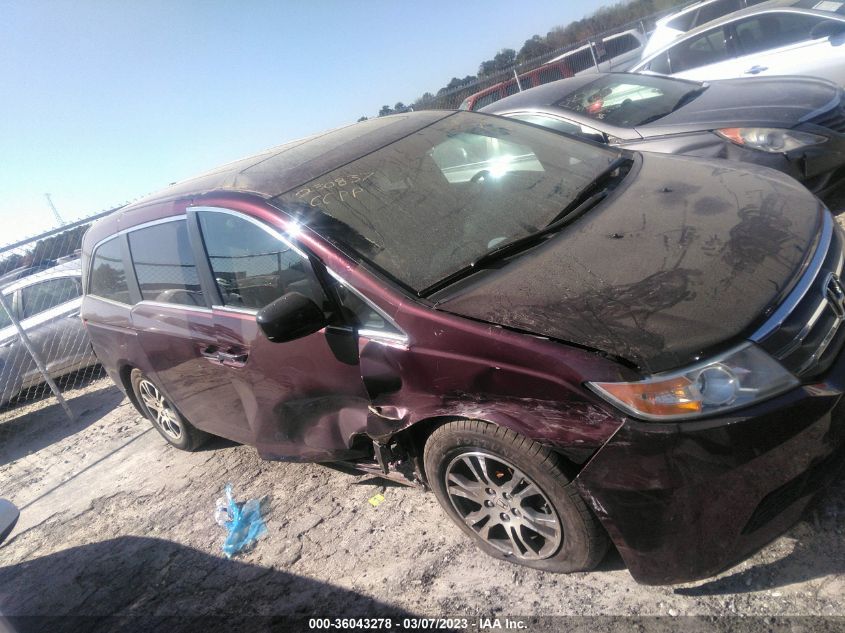 2013 HONDA ODYSSEY EX-L - 5FNRL5H64DB064375