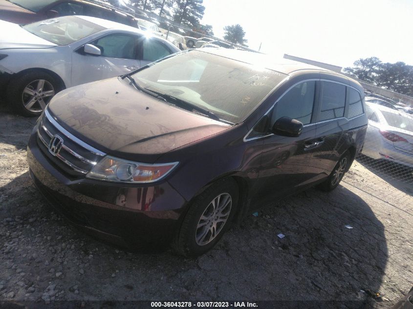 2013 HONDA ODYSSEY EX-L - 5FNRL5H64DB064375