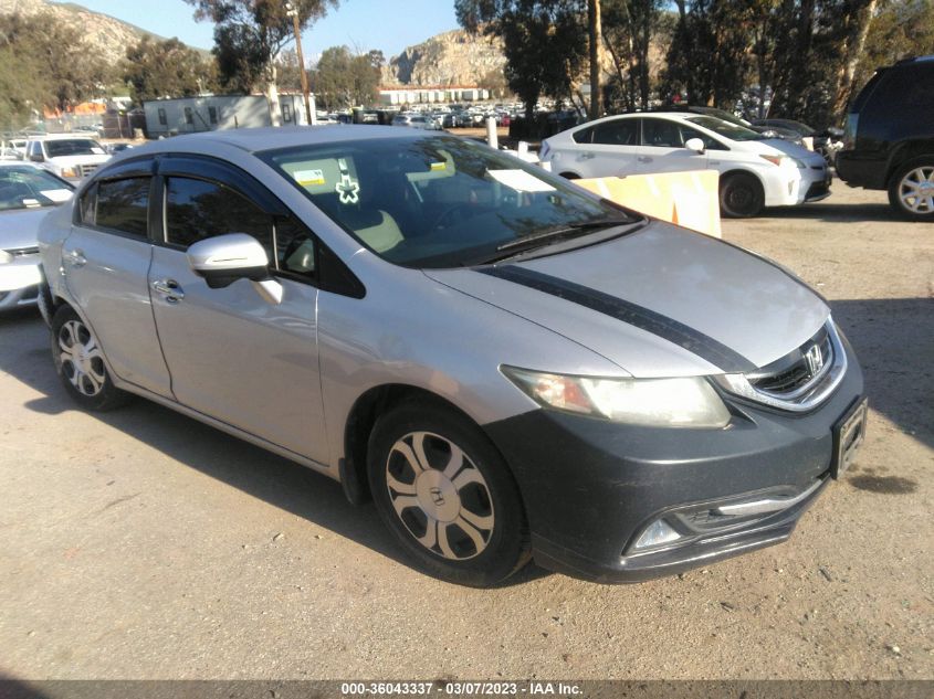 2015 HONDA CIVIC HYBRID - 19XFB4F22FE201791