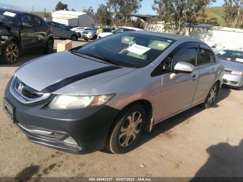 2015 HONDA CIVIC HYBRID - 19XFB4F22FE201791