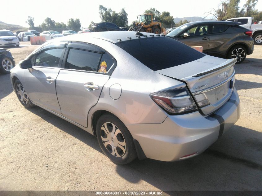 2015 HONDA CIVIC HYBRID - 19XFB4F22FE201791