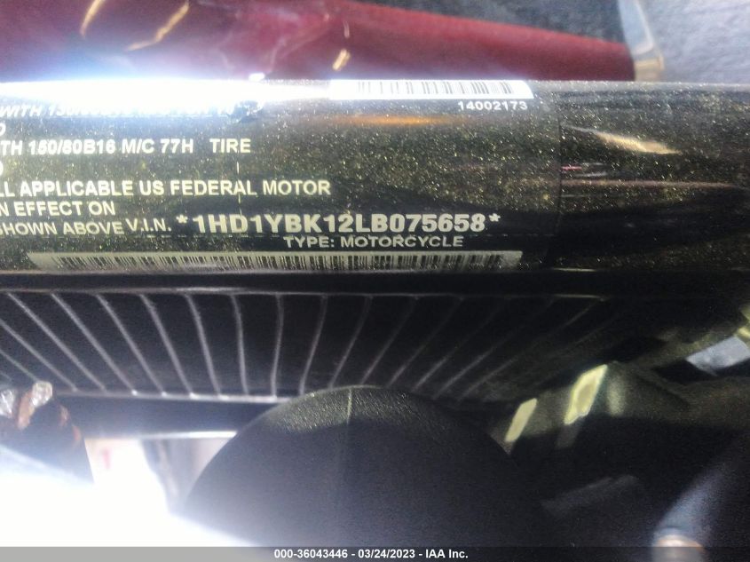 2020 HARLEY-DAVIDSON FLHCS 1HD1YBK12LB075658