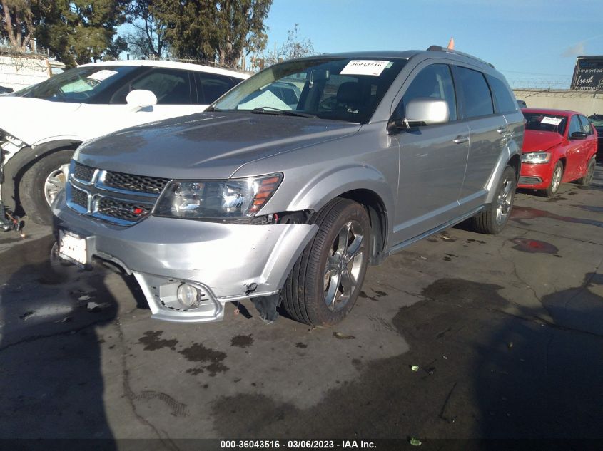 2017 DODGE JOURNEY CROSSROAD PLUS - 3C4PDCGG3HT580463