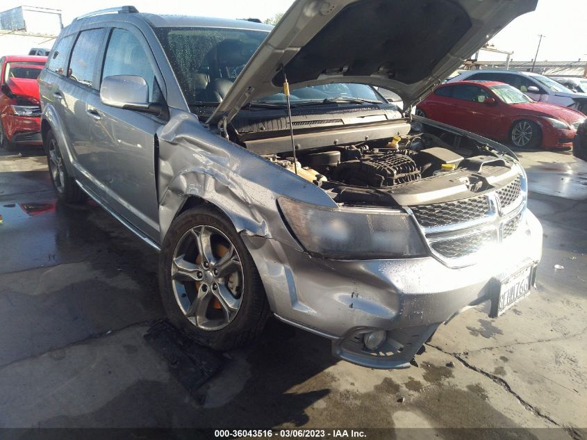 2017 DODGE JOURNEY CROSSROAD PLUS - 3C4PDCGG3HT580463