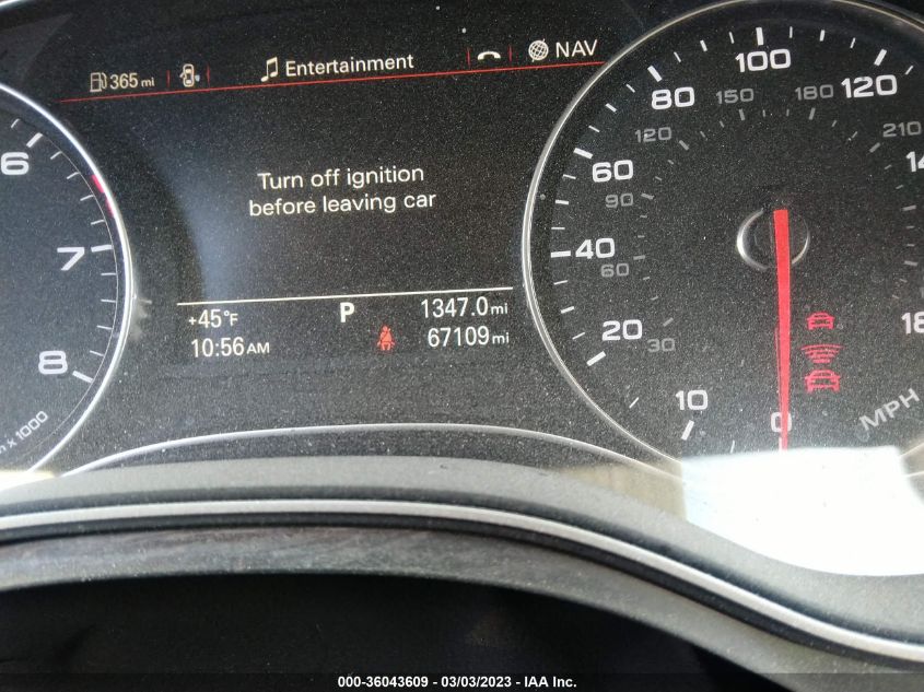 2013 AUDI A7 3.0 PRESTIGE WAU3GAFC7DN132825