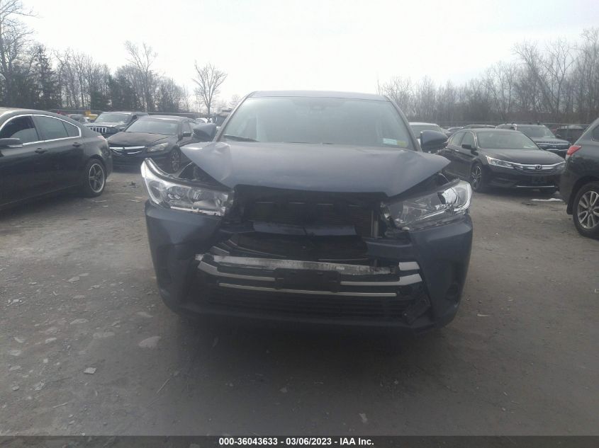 2019 TOYOTA HIGHLANDER LE - 5TDBZRFH7KS918747