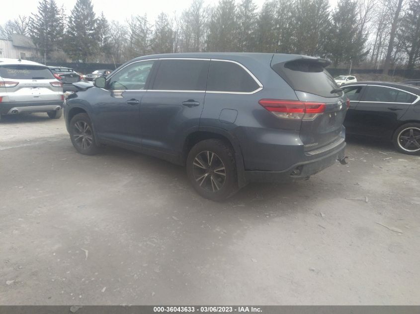 2019 TOYOTA HIGHLANDER LE - 5TDBZRFH7KS918747