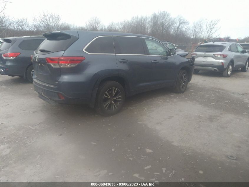 2019 TOYOTA HIGHLANDER LE - 5TDBZRFH7KS918747