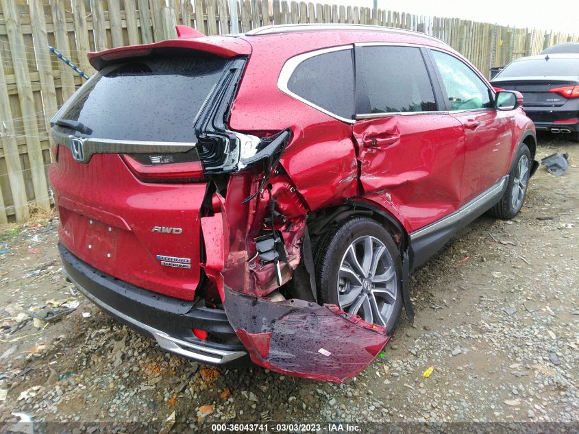 2022 HONDA CR-V HYBRID TOURING 5J6RT6H98NL027192