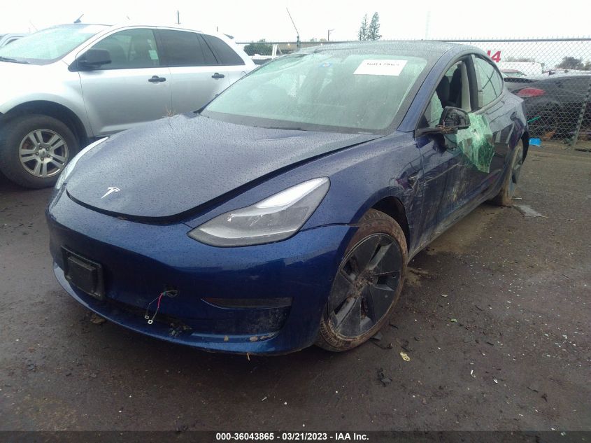 2021 TESLA MODEL 3 STANDARD RANGE PLUS - 5YJ3E1EA1MF090448