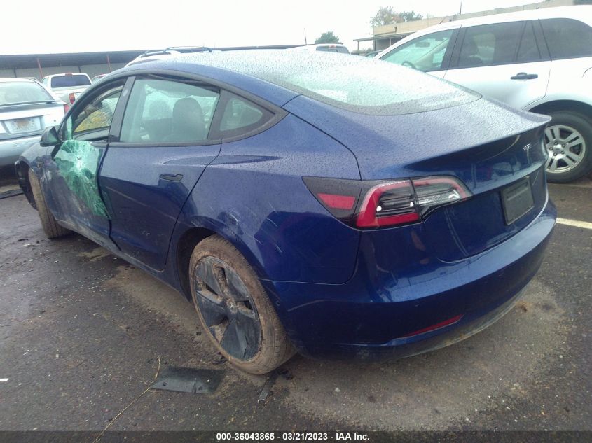 2021 TESLA MODEL 3 STANDARD RANGE PLUS - 5YJ3E1EA1MF090448