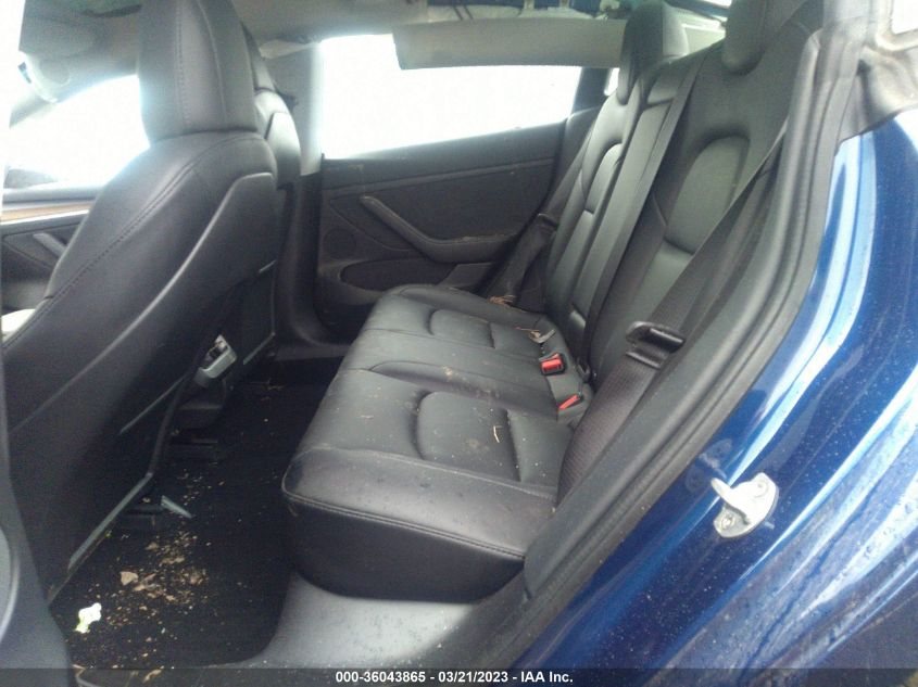 2021 TESLA MODEL 3 STANDARD RANGE PLUS - 5YJ3E1EA1MF090448