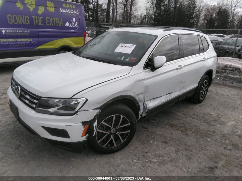 2021 VOLKSWAGEN TIGUAN SE/SE R-LINE BLACK/SEL - 3VV2B7AX1MM032189