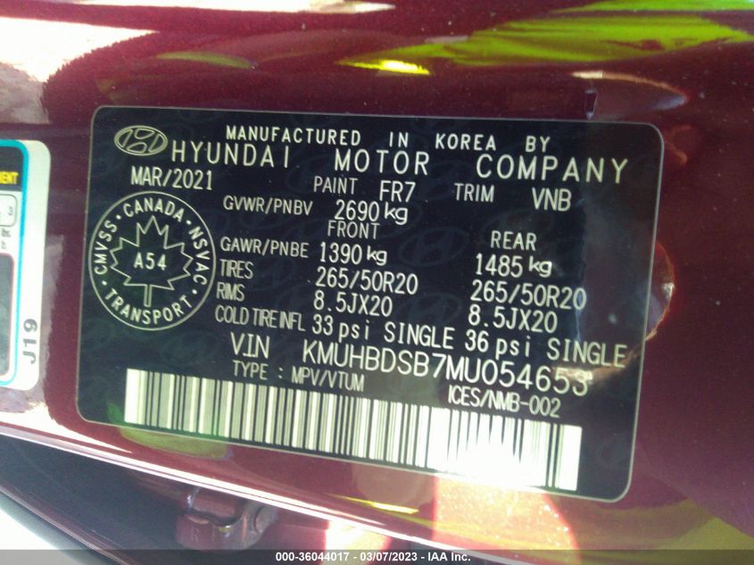 2021 GENESIS GV80 2.5T ADVANCED KMUHBDSB7MU054653