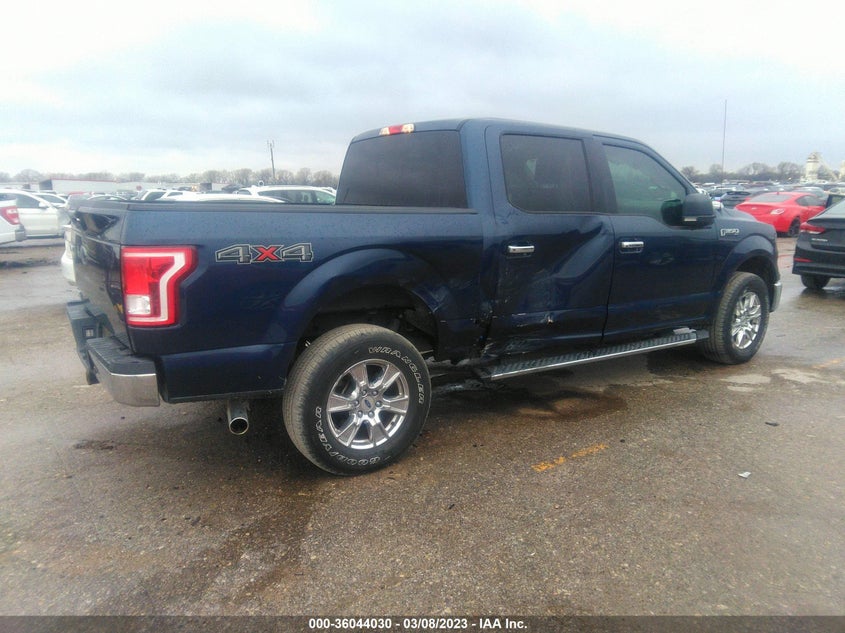 VIN 1FTEW1EF6HKC40709 2017 FORD F-150 XL/XLT/LARIAT
