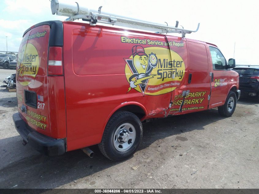 2015 CHEVROLET EXPRESS CARGO VAN 1GCWGGCF6F1257066