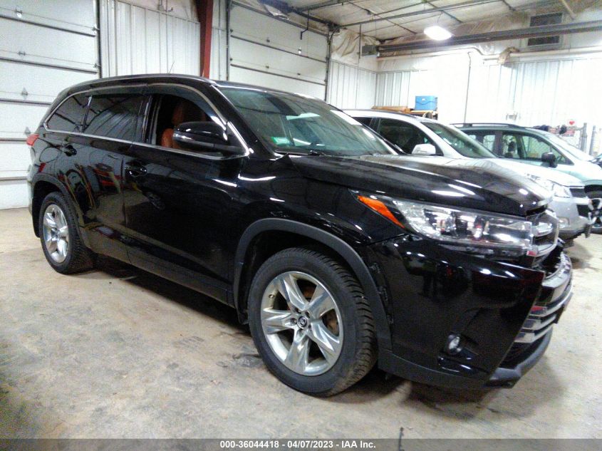 2019 TOYOTA HIGHLANDER LIMITED - 5TDDZRFH7KS932558