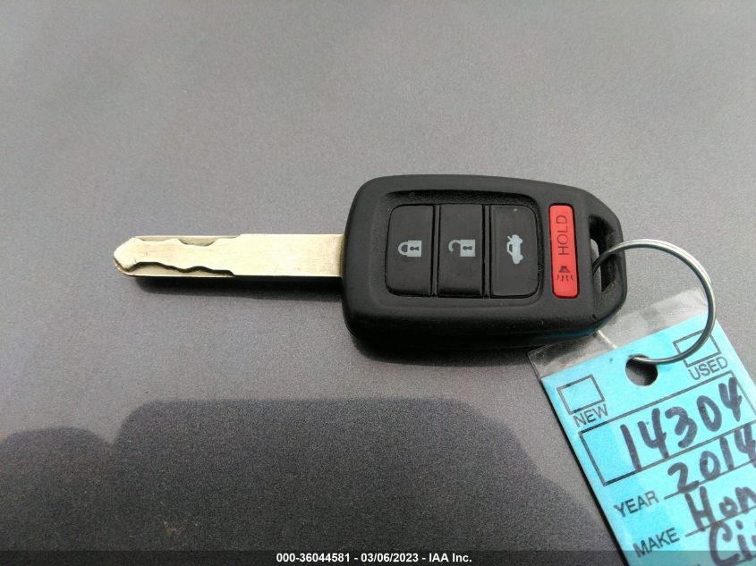 2014 HONDA CIVIC SEDAN LX - 19XFB2F54EE015358