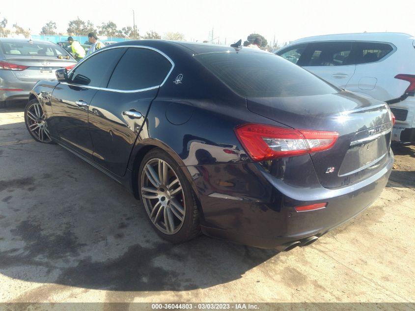 2015 MASERATI GHIBLI S Q4 ZAM57RTA6F1146346