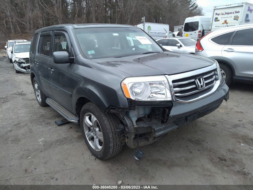 2013 HONDA PILOT EX-L - 5FNYF4H72DB058726