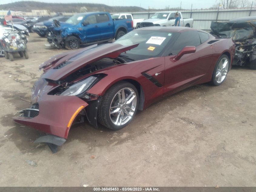 2019 CHEVROLET CORVETTE 1LT - 1G1YB2D77K5117119