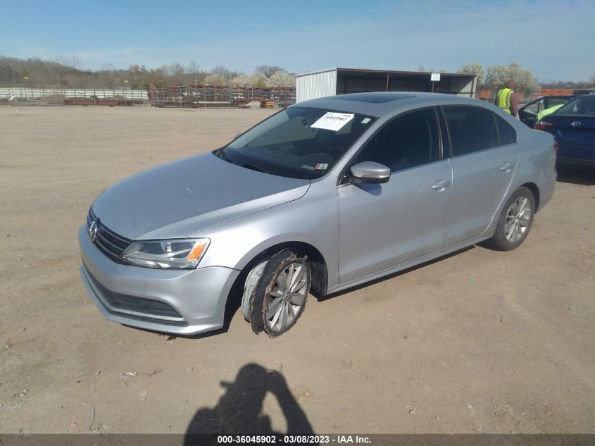 2015 VOLKSWAGEN JETTA SEDAN 2.0L TDI SE - 3VWLA7AJ1FM340531